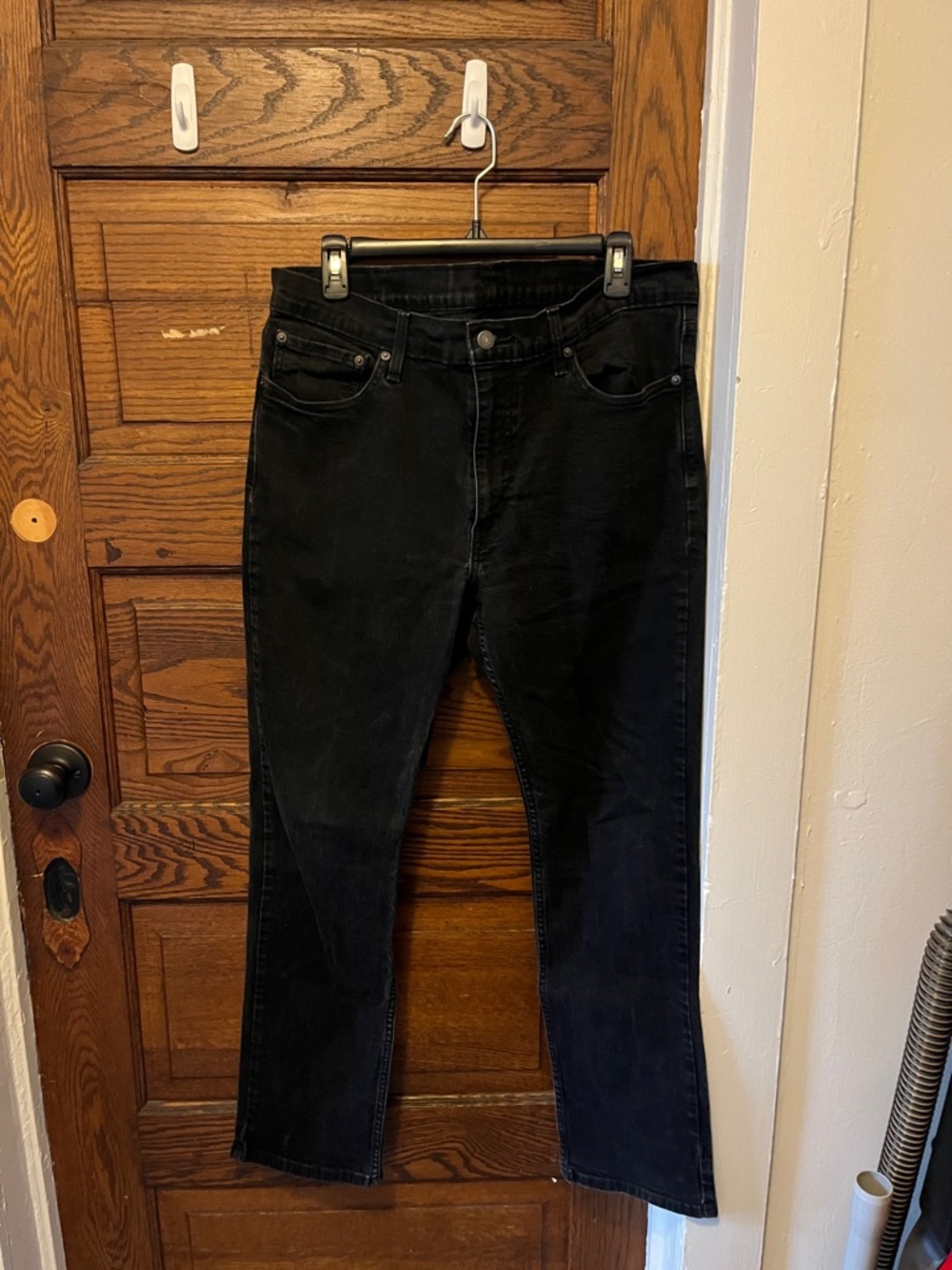 Levi's Black Slim Straight Jeans